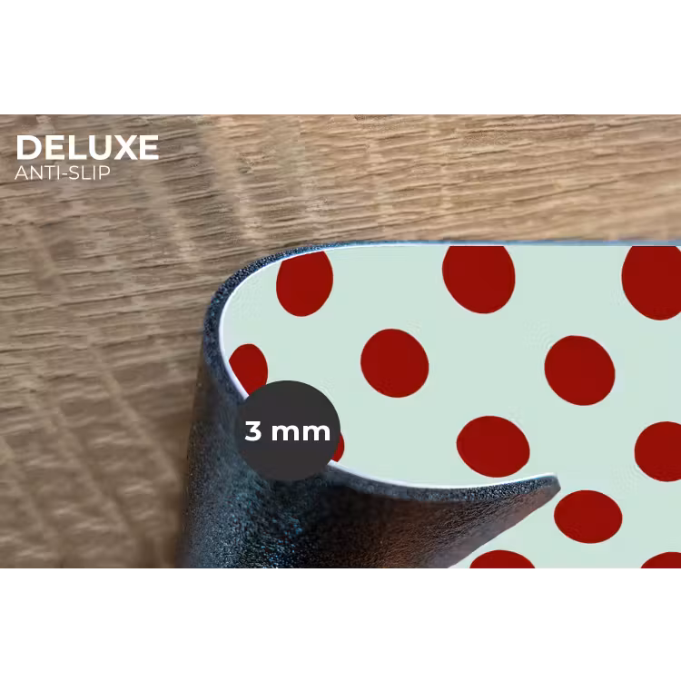 Placemat - 6 stuks - Polka - Dots - Rood — 4