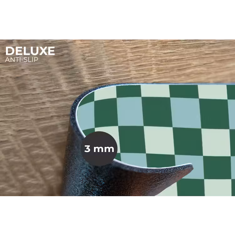 Placemat - 6 stuks - Schaakbord - Klassiek - Groen — 4