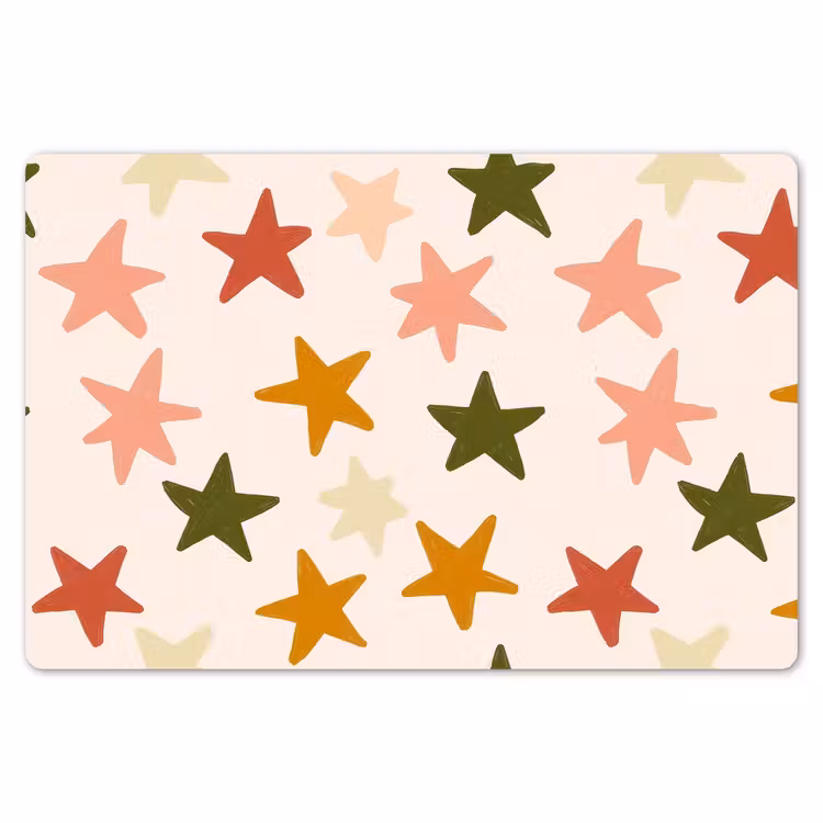 Placemat - 6 stuks - Sterren - Patroon - Kleurrijk — 7