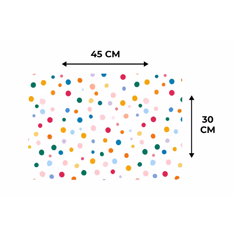 Placemat - 6 stuks - Stippen - Speels - Kleurrijk — 3