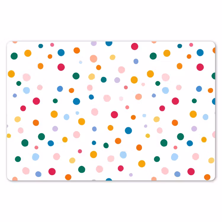 Placemat - 6 stuks - Stippen - Speels - Kleurrijk — 7
