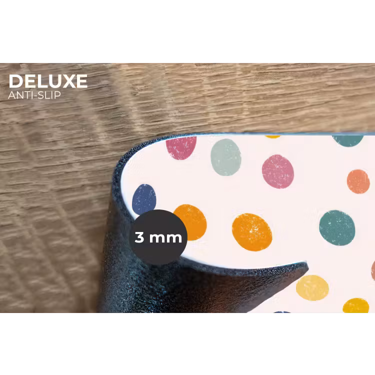 Placemat - 6 stuks - Stippen - Subtiel - Kleurrijk — 4