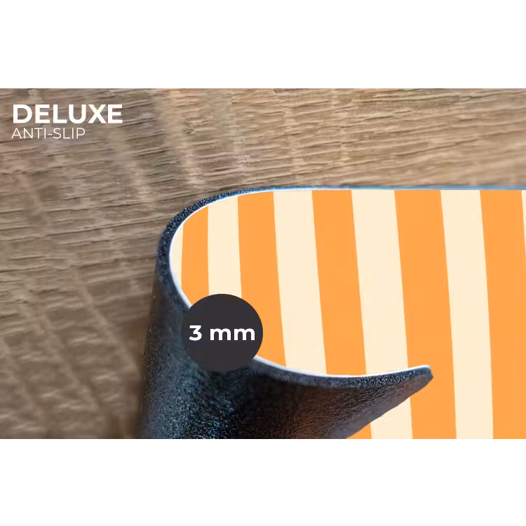 Placemat - 6 stuks - Strepen - Patroon - Oranje — 4