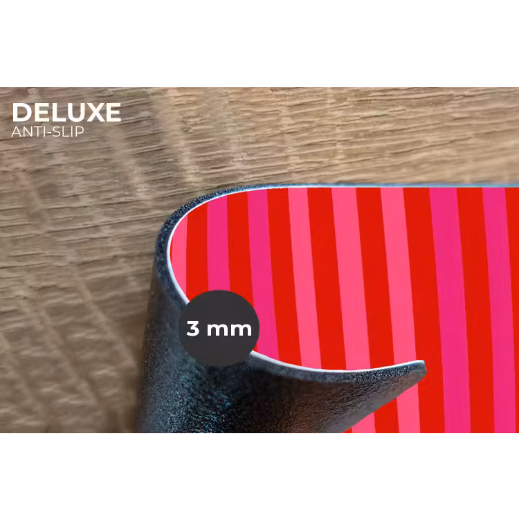Placemat - 6 stuks - Verticaal - Strepen - Roze — 4