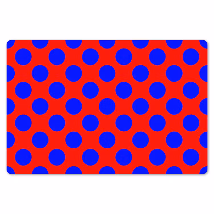 Placemat - 6 stuks - Dots - Klassiek - Rood — 7