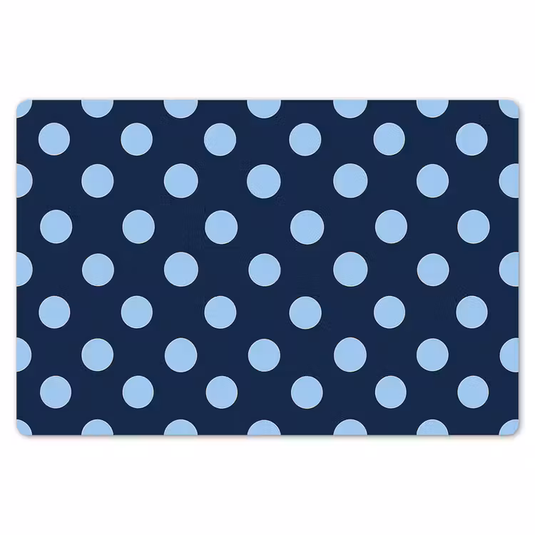 Placemat - 6 stuks - Klassiek - Dots - Blauw — 7