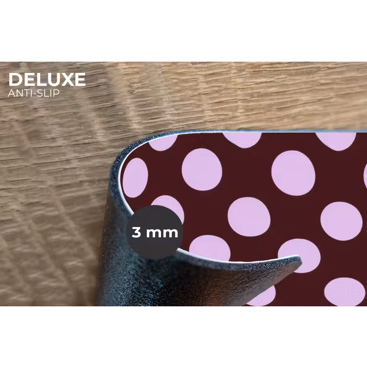 Placemat - 6 stuks - Klassiek - Stippen - Paars — 4