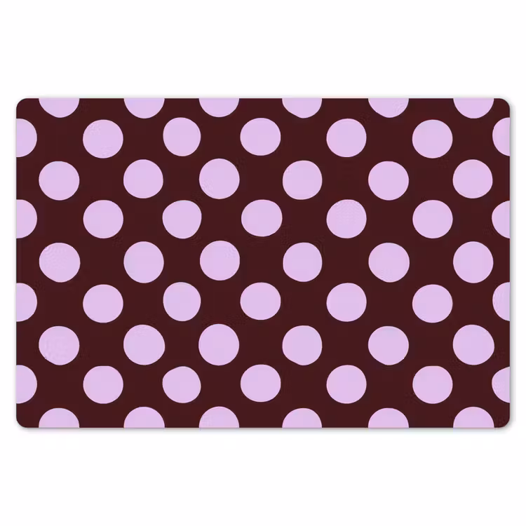 Placemat - 6 stuks - Klassiek - Stippen - Paars — 7