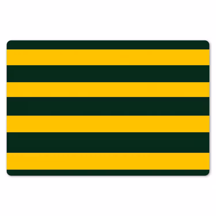 Placemat - 6 stuks - Klassiek - Strepen - Groen — 7
