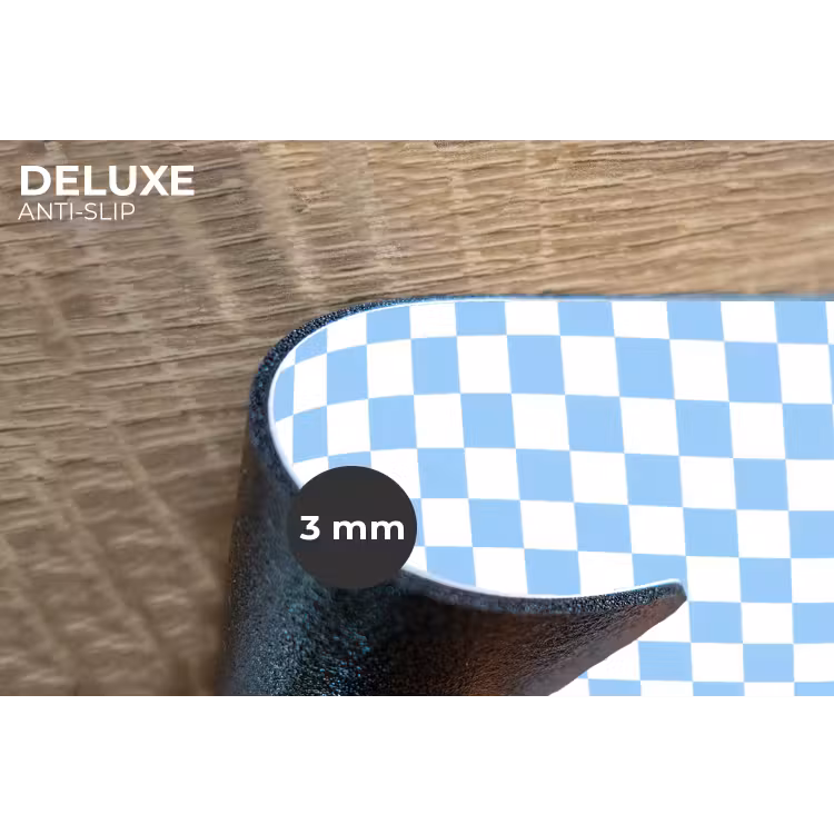 Placemat - 6 stuks - Schaakbord - Klassiek - Blauw — 4