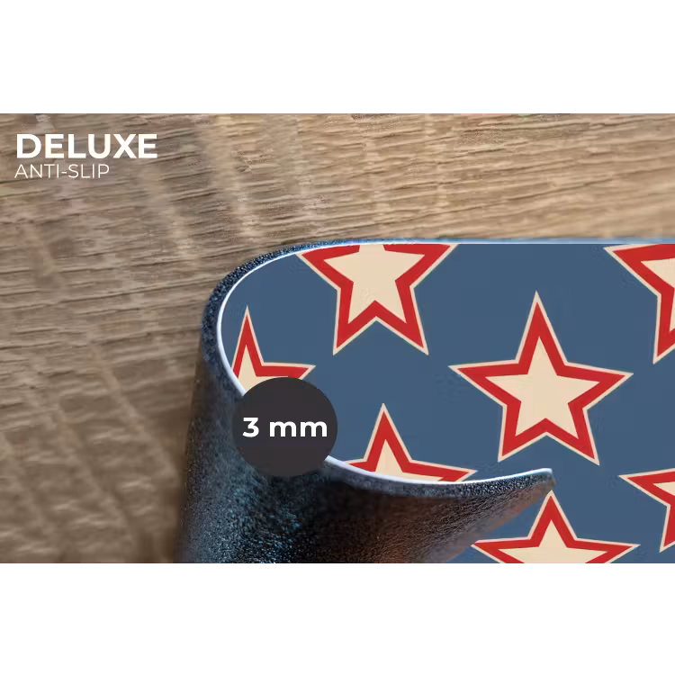 Placemat - 6 stuks - Ster - Klassiek - Blauw — 4