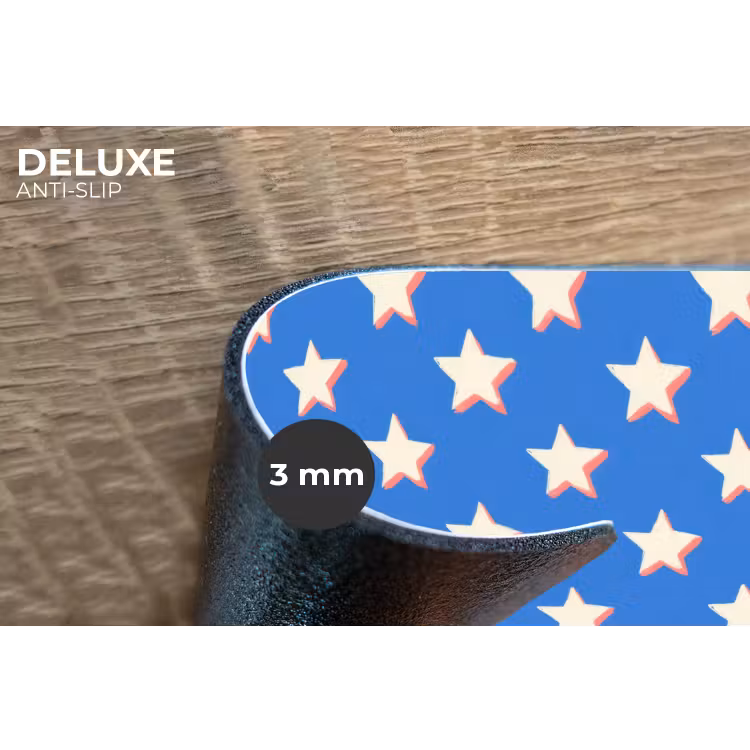 Placemat - 6 stuks - Sterren - Patroon - Blauw — 4