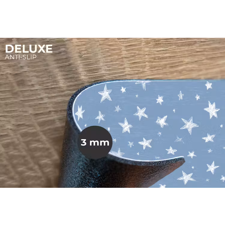 Placemat - 6 stuks - Sterretjes - Patroon - Blauw — 4