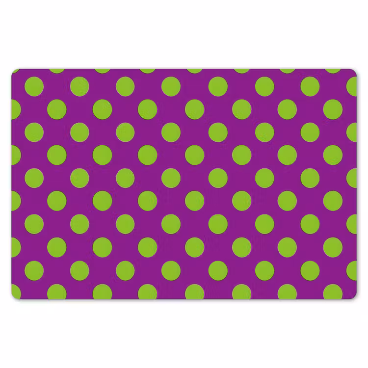 Placemat - 6 stuks - Stippen - Klassiek - Groen — 7