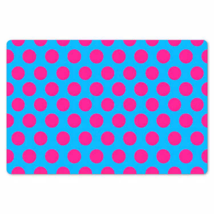 Placemat - 6 stuks - Stippen - Klassiek - Roze — 7