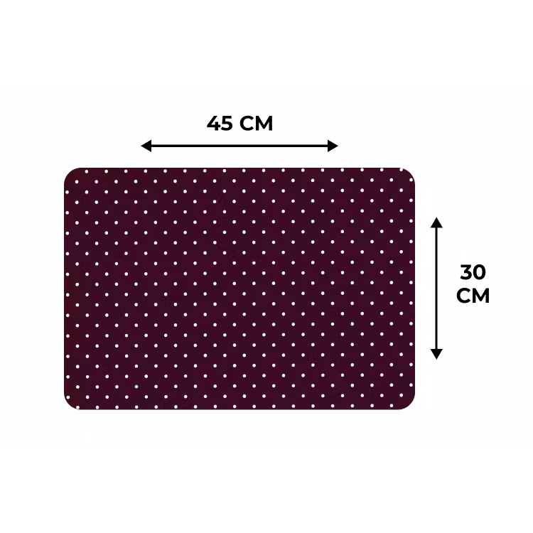 Placemat - 6 stuks - Stippen - Modern - Paars — 3