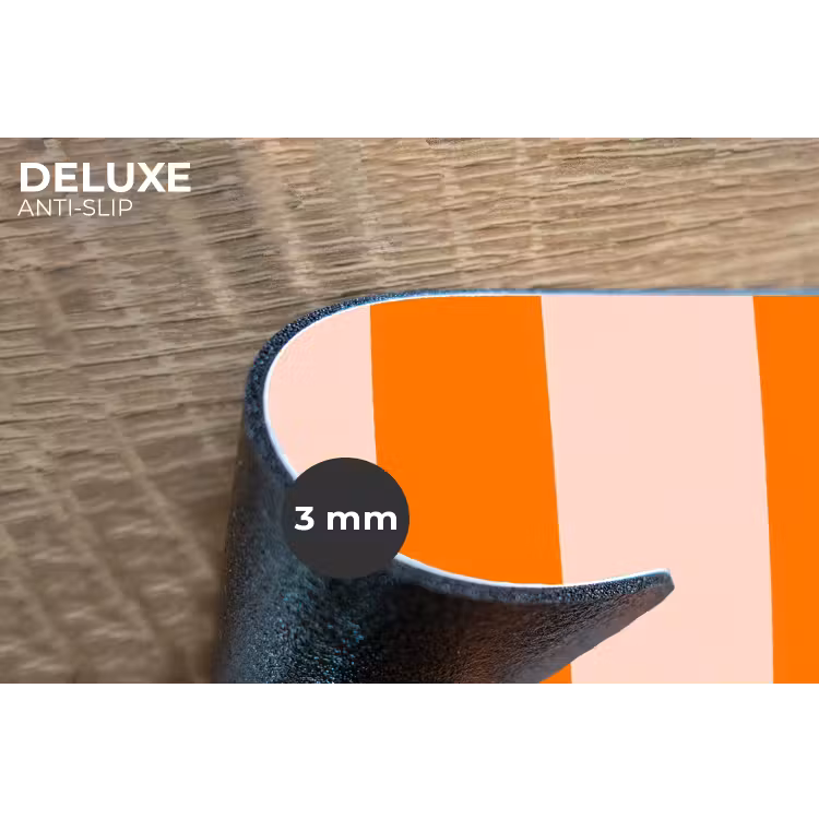 Placemat - 6 stuks - Strepen - Modern - Oranje — 4