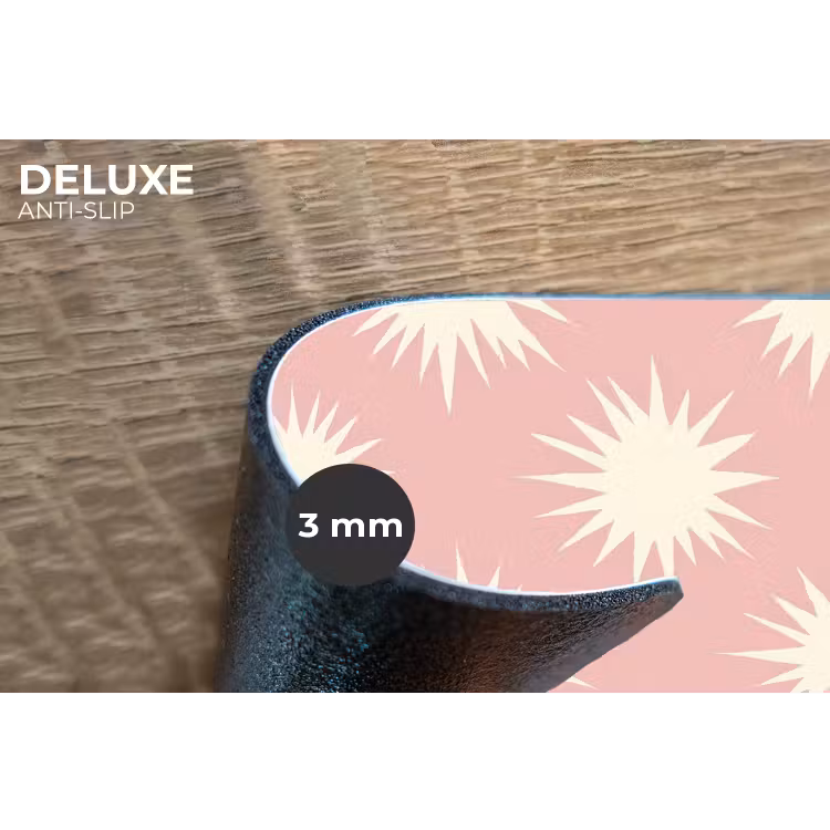 Placemat - 6 stuks - Zonnen - Patroon - Roze — 4