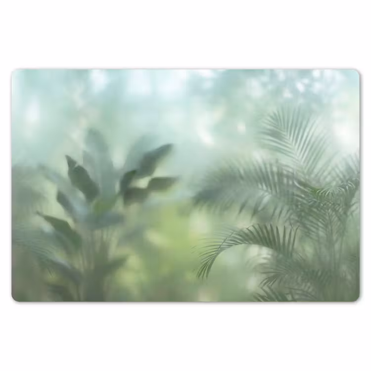 Placemat - 6 stuks - Natuur - Vervaagd - Groen - Abstract - Modern — 7