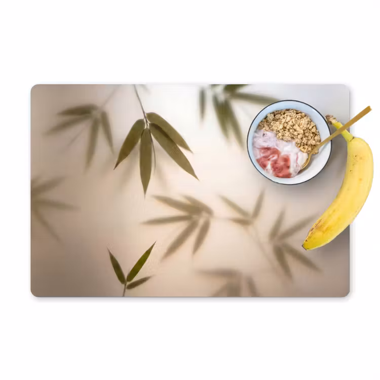 Placemat - 6 stuks - Planten - Bladeren - Natuur - Groen — 1