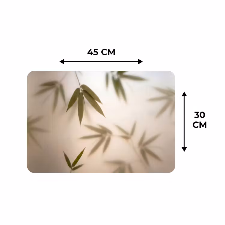 Placemat - 6 stuks - Planten - Bladeren - Natuur - Groen — 3