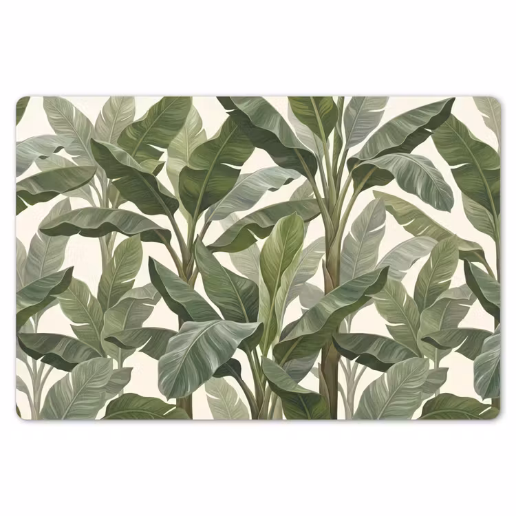 Placemat - 6 stuks - Planten - Bladeren - Tropisch - Groen — 7