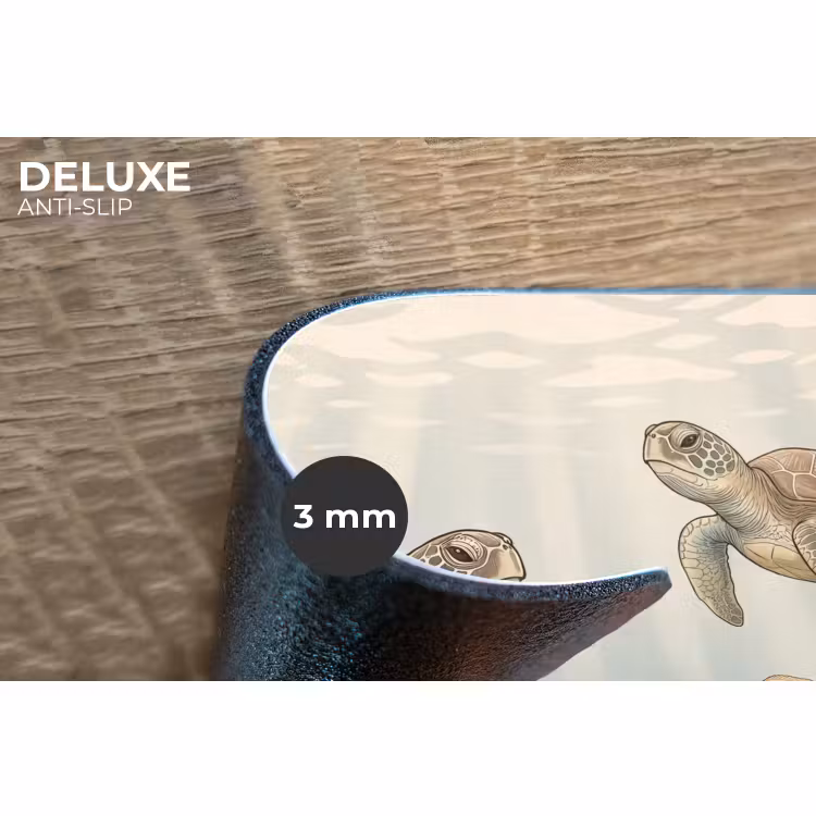 Placemat - 6 stuks - Schildpad - Onderwater - Natuur - Illustratie — 4