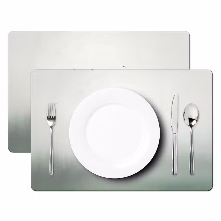 Placemat - 6 stuks - Vogel - Vlucht - Natuur - Minimalistisch — 2