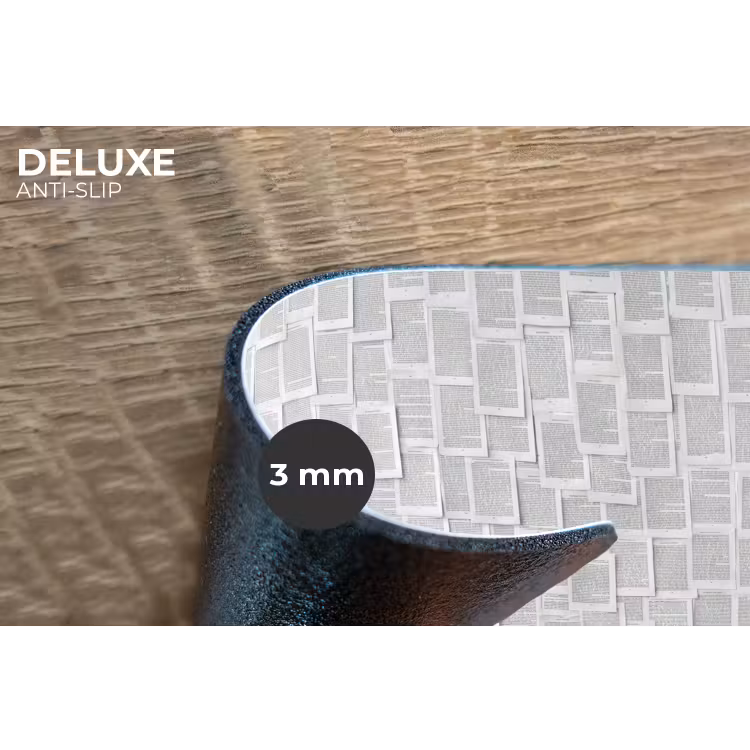 Placemat - 6 stuks - Papier - Overlappend - Textuur - Modern - Wit — 4