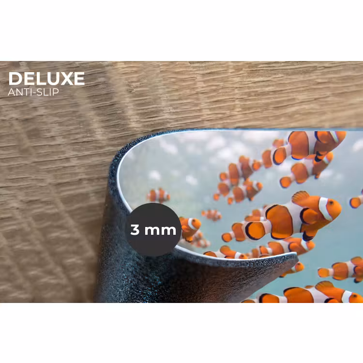 Placemat - 6 stuks - Vis - School - Onderwater - Dieren - Oranje — 4