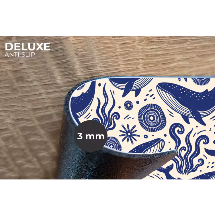 Placemat - 6 stuks - Walvis - Onderwater - Dieren - Abstract - Blauw — 4