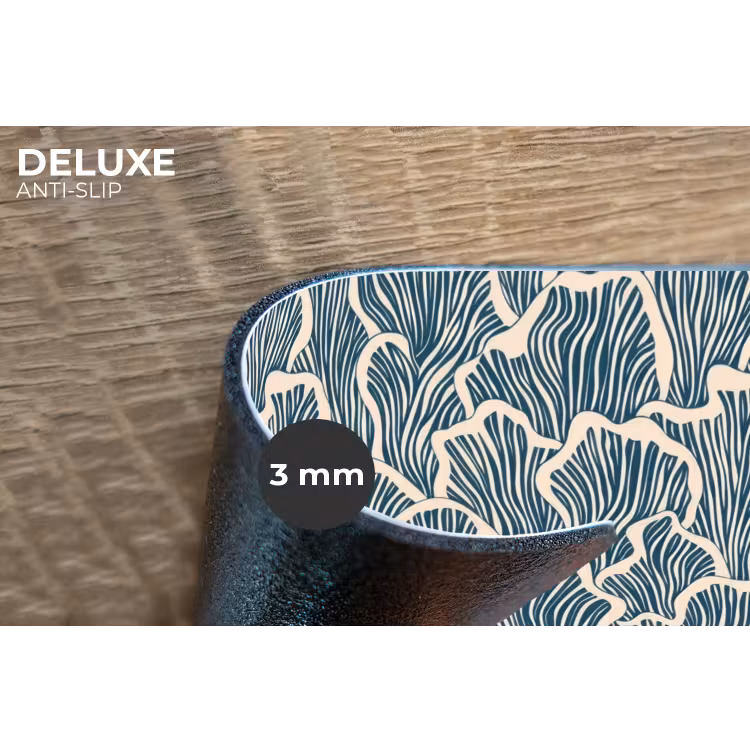 Placemat - 6 stuks - Organisch - Blauw - Crème - Schelpen — 4