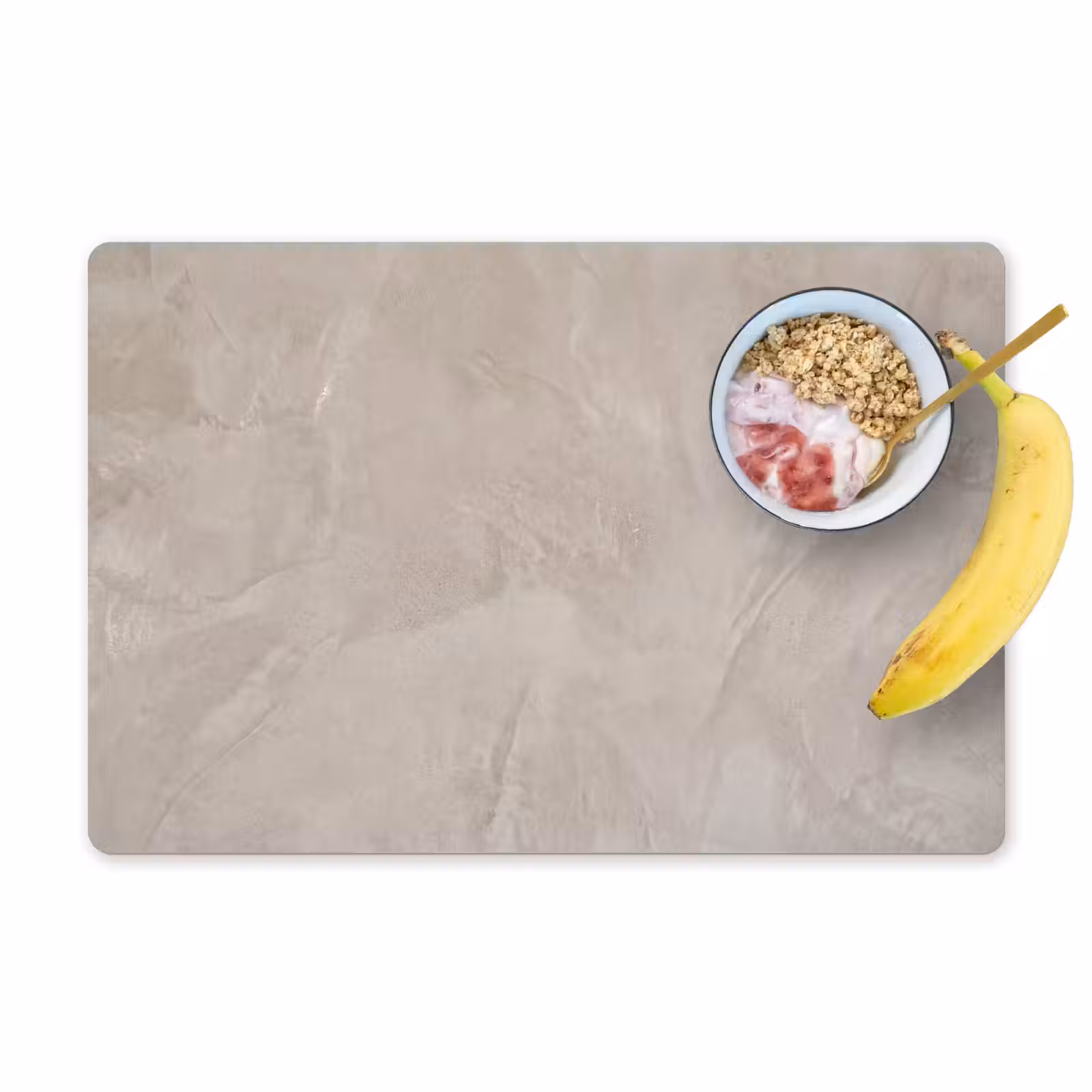Placemat - 6 stuks - Textuur - Wand - Modern - Beige - Abstract — 1