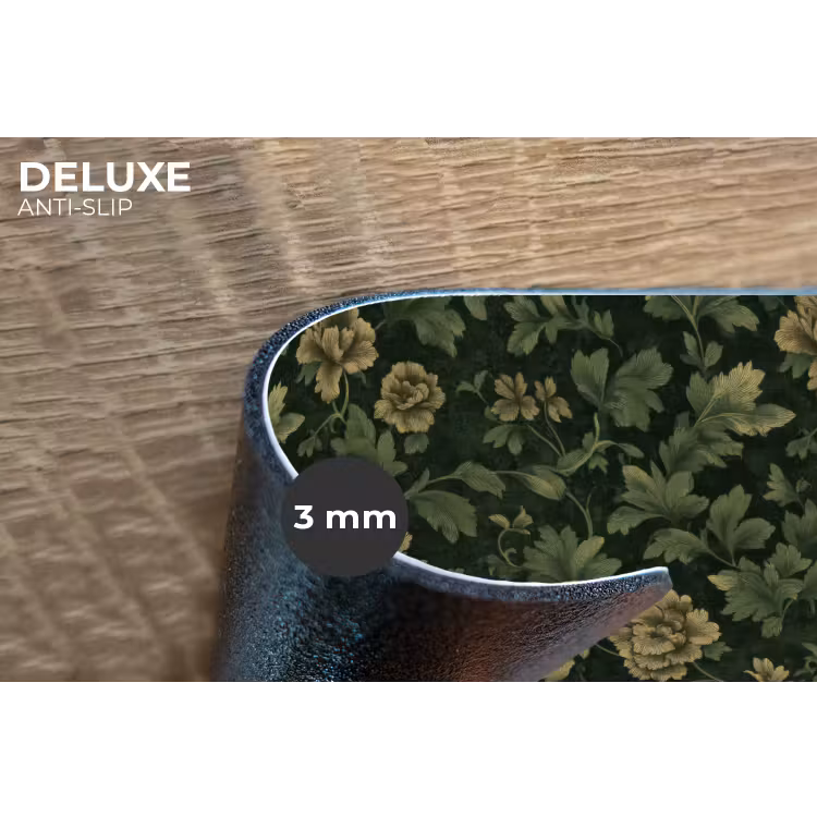 Placemat - 6 stuks - Donker - Groen - Goud - Botanisch — 4