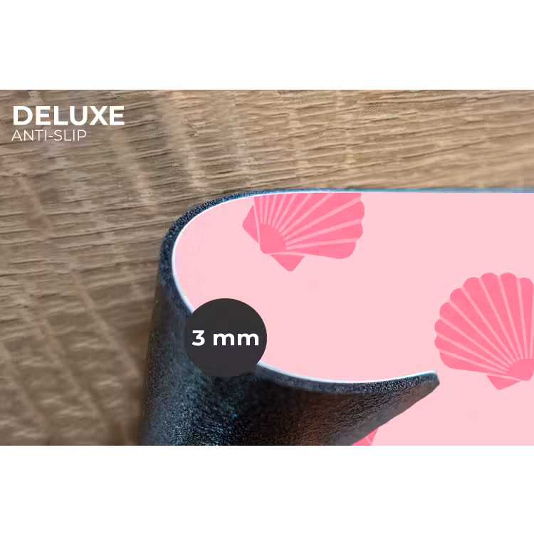 Placemat - 6 stuks - Schelp - Patroon - Zee - Modern - Roze — 4
