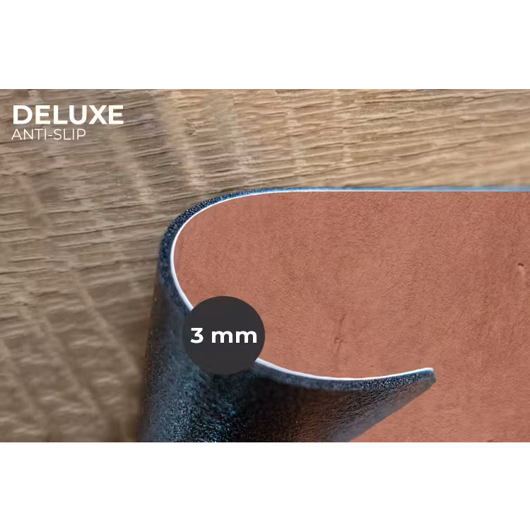 Placemat - 6 stuks - Textuur - Roodbruin - Grof - Modern — 4