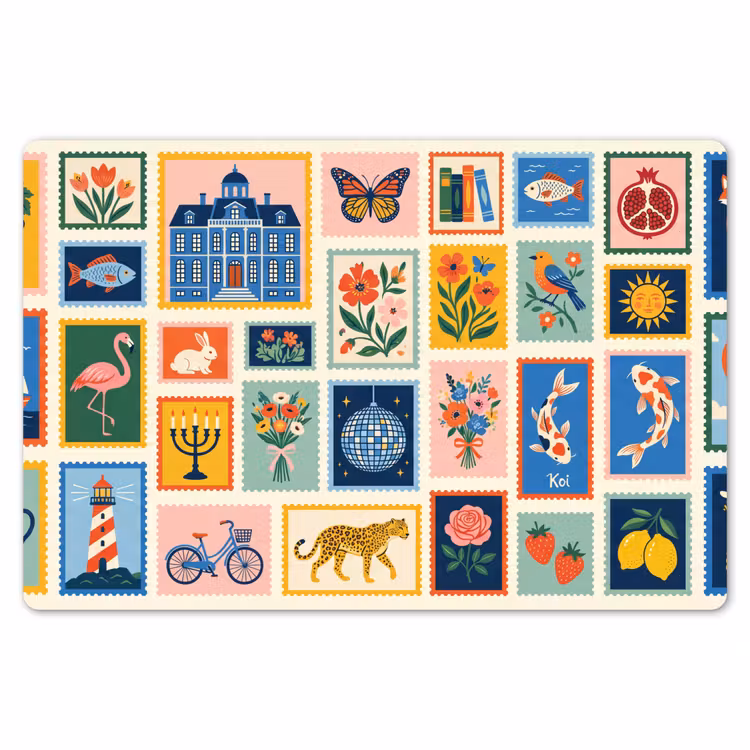 Placemat - 6 stuks - Gebouw - Koepel - Architectuur - Klassiek - Grijs — 7