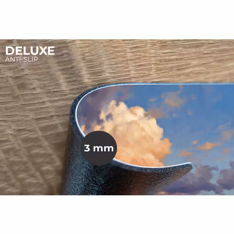 Placemat - 6 stuks - Lucht - Wolken - Landschap - Modern - Oranje — 4