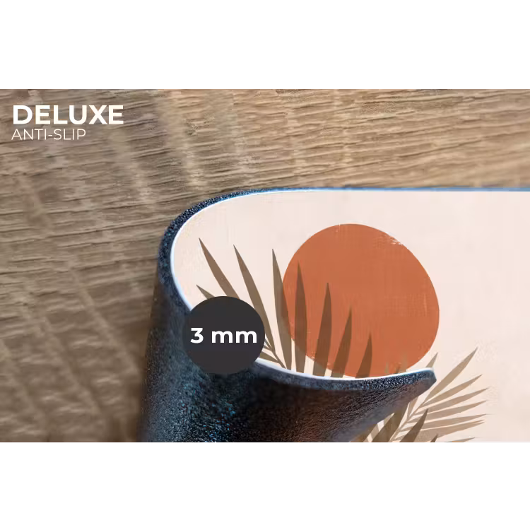 Placemat - 6 stuks - Planten - Bladeren - Abstract - Modern - Beige — 4