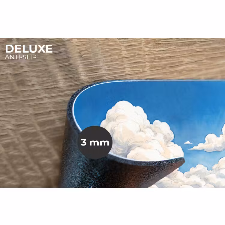 Placemat - 6 stuks - Wolken - Blauwe lucht - Natuur - Modern - Wit — 4