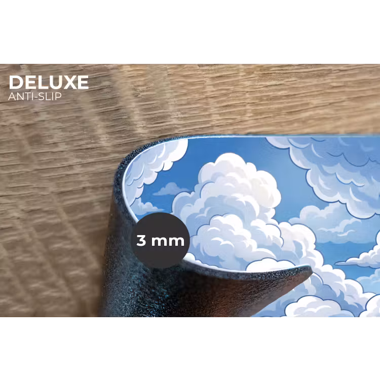 Placemat - 6 stuks - Wolken - Hemel - Abstract - Wit — 4