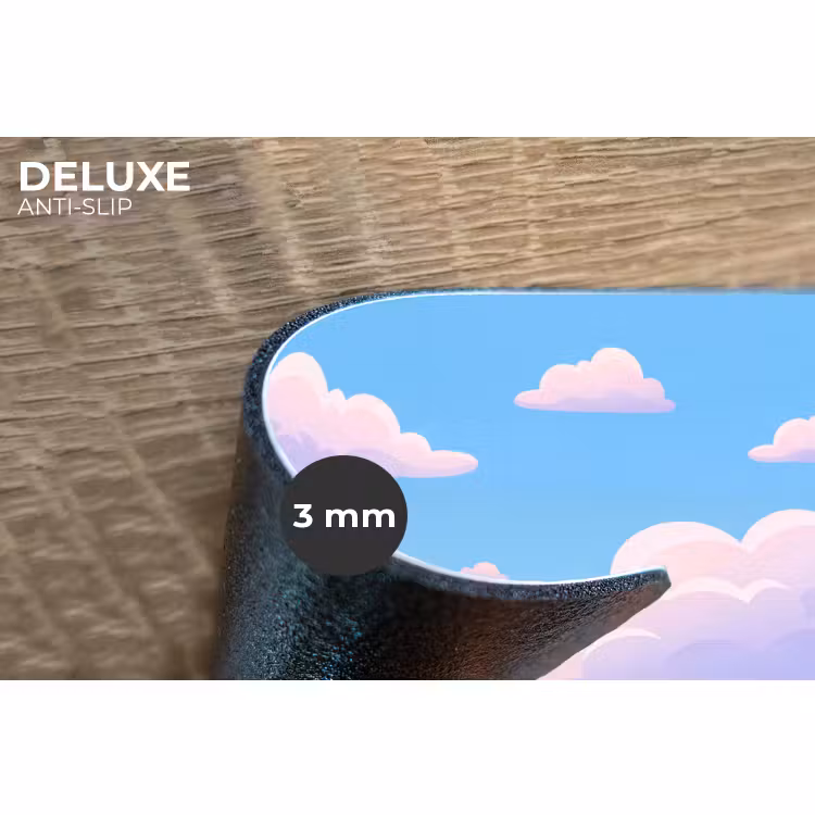 Placemat - 6 stuks - Wolken - Roze - Blauw - Natuur - Modern — 4