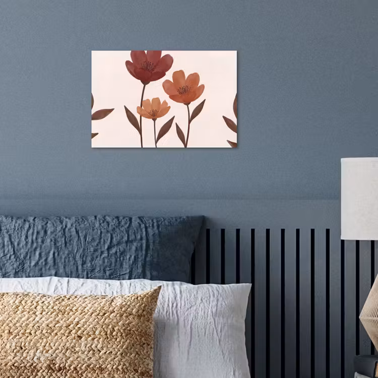 Poster - Bloemen - Abstract - Modern - Bruin - Decoratief — 3