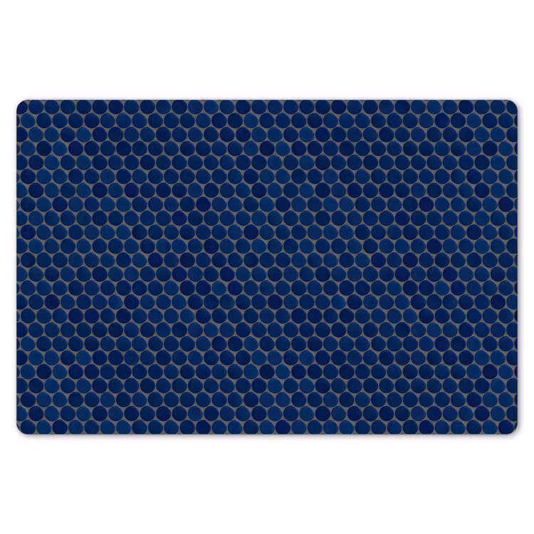Placemat - 6 stuks - Penny - Mozaïek - Donkerblauw — 7