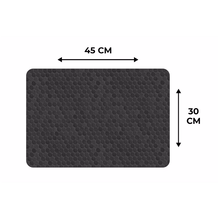 Placemat - 6 stuks - Penny - Mozaïek - Donkergrijs — 3
