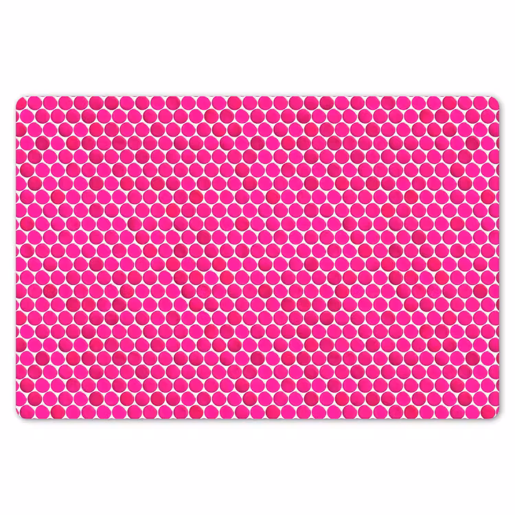 Placemat - 6 stuks - Penny - Mozaïek - Felroze — 7