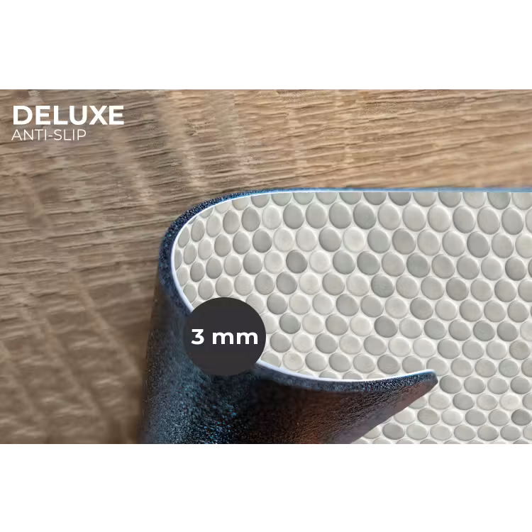Placemat - 6 stuks - Penny - Mozaïek - Lichtgrijs — 4