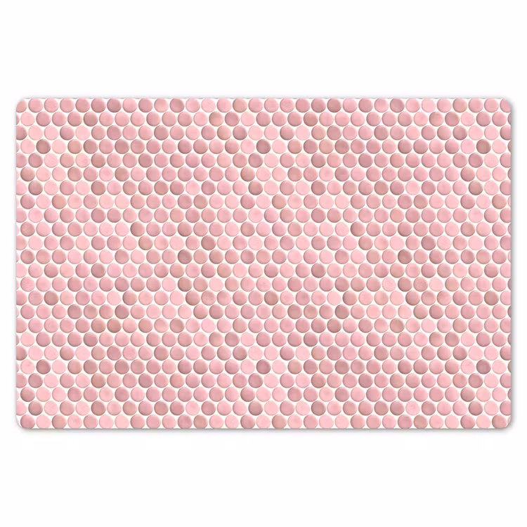 Placemat - 6 stuks - Penny - Mozaïek - Lichtroze — 7