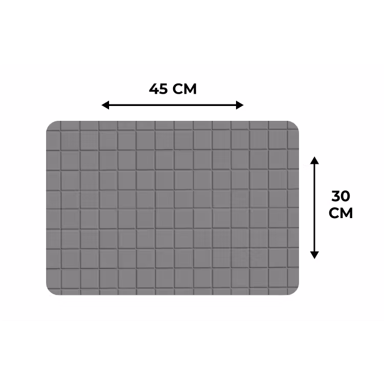 Placemat - 6 stuks - Modern - Patroon - Grijs — 3