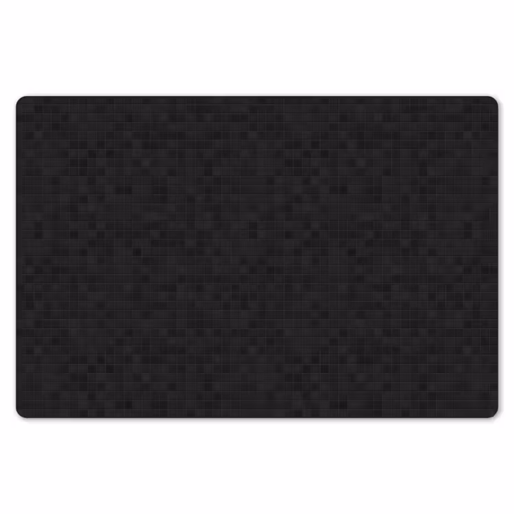 Placemat - 6 stuks - Mozaïek - Patroon - Antraciet - Zwart — 7